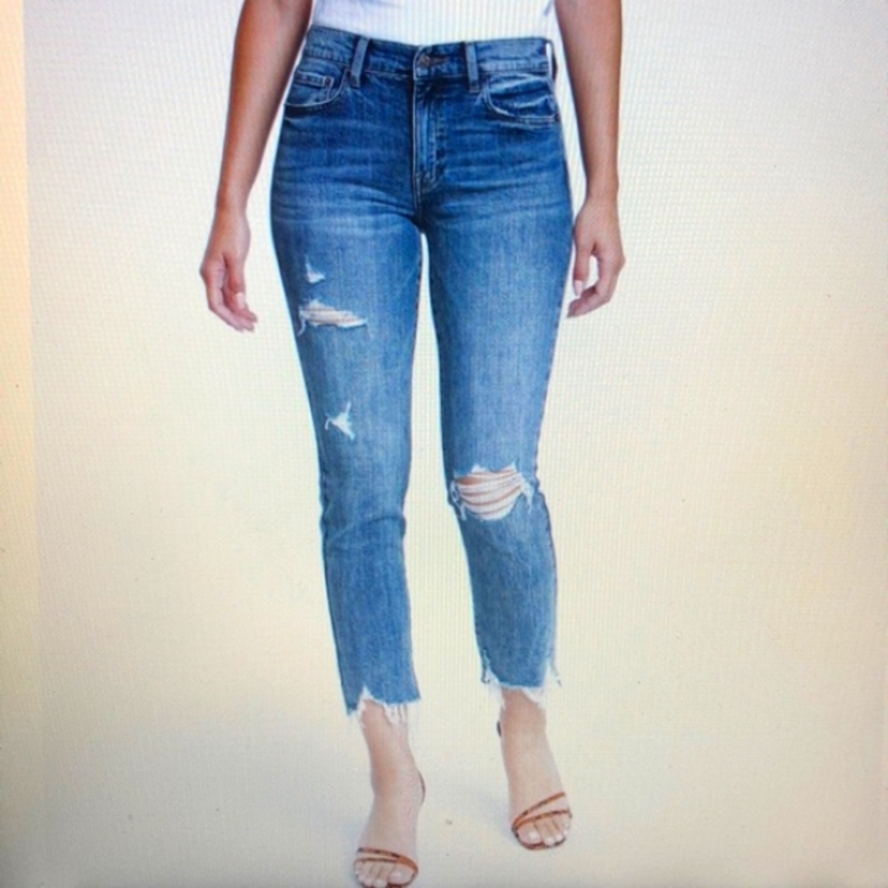 Pistola Mid-Rise Cropped Cigarette Skinny …